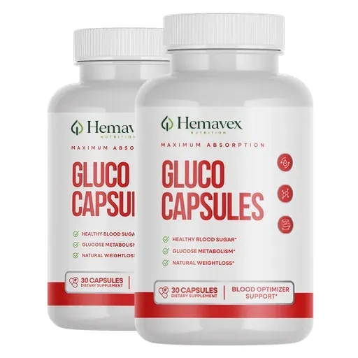 Hemavex Gluco Capsules original product bottles